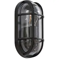 LUCANDE Außenwandleuchte Serine , dimmbar, schwarz, Aluminium, Wandleuchte außen