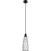 Sollux Pendelleuchten SUBA 1 schwarz 1xE14 10W Stahl 139x12x12cm