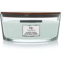 Woodwick Sagewood & Seagrass Duftkerze mit Docht 1,6 kg