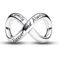 Pandora 793243C00 Silber Charm Für Immer & Ewig Unendlichkeit
