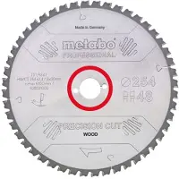 Metabo 628221000 Schnittausschnitt Save Save Plate - 254 x 30 x 48T - Holz / MDF