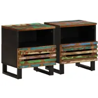 vidaXL Hamisas (Recyceltes Massivholz (2 Stück))