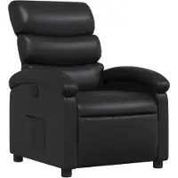 DKD Home Decor Relaxsessel Schwarz Kunstleder