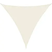 vidaXL Sonnensegel Oxford-Gewebe Dreieckig 4x4x4 m Creme