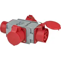 Brennenstuhl 1081640, 400 V, 16 A, Grau, Rot, IP44, 185 mm, 230 mm