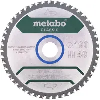 Metabo 1047823 Kreissägeblatt Für Holz 190 Mm