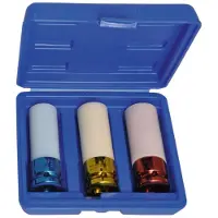 Heytec Impact-Steckschlüssel-Satz 85 mm 3-teilig in Kunststoff-Box