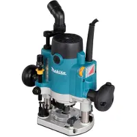 Makita Oberfräse 1.100 W inkl. D-53556 12-teiligem Fräser-Set im MAKPAC