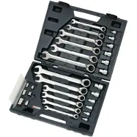 Ks Tools 503.4960, Steckschlüssel-Satz, Metrisch, 30 Kopf/Köpfe, Chrom-Vanadium-Stahl, DIN 3113, ISO 3318, DIN 3120, ISO 1174, 2,43 kg