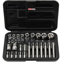 Ks Tools TX-Steckschlüssel- und Bit-Satz. 30-tlg. 911.4301-