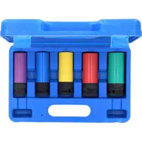 BRILLIANT TOOLS 1/2" Alu-Felgen-Kraft-Stecknuss-Satz 5tlg. - BT691010