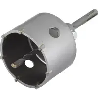 Wolfcraft GmbH 5481000, Eins/Eine(r), Bohrer, Künstlicher Stein, Mauerziegel, Beton, Marmor, Naturstein, Kachel, Grau, Metall, SDS-plus-Welle