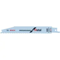 Bosch Powertools Säbelsägeblatt S 123 XF, Bimetall, für Metall, L 150 x B 19 mm, TPI 8-14, progressive Zahnteilung