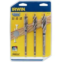 Irwin Holzspiralbohrer Set 3tlg.
