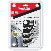 Makita B-33897, Holz, 13,6 cm, 2 cm, 1,5 mm, 3 Stück(e)