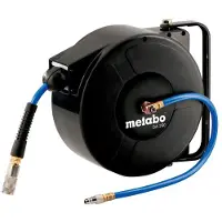 Metabo SA 250, Automatisch, Schwarz, Freistehend, Wand-montiert, Polyurethan (PU), 8 m, 1,2 cm