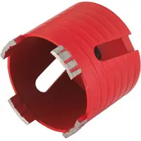 Wolfcraft 1 Diamantbestückte Bohrkrone 82mm
