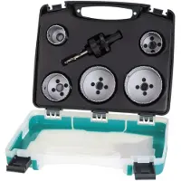 Wolfcraft 1Lochsägen-Set BiM ø35,40,51,65,68mm