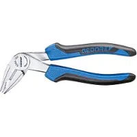 Gedore 8248-160 JC Gewinkelte Kombinationszange 160 mm 2-K-Griff
