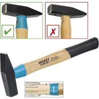 Hazet BluGuard 2140-30 Smedehammer 400 g 300 mm DIN 1041