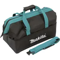 Makita E-02428, Reisetasche, Schwarz, Grün, 16 Taschen, Reißverschluss
