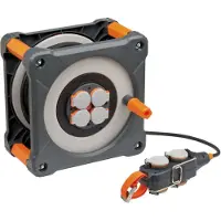 Brennenstuhl professionalLINE Kabeltrommel mit Powerblock IP44 33+5m H07RN-F 3G2,5 - 9212380100