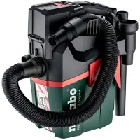Metabo 602029850, Trommel-Vakuum, Trocken&Nass, Staubbeutel, 6 l, HEPA, Filterung