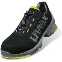 Uvex 1 Sicherheitsschuh S1 Halbschuh gelocht schwarz/gelb 39