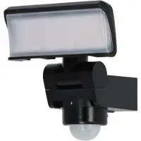 Brennenstuhl LED Strahler WS 2050 SP, 1680 Lumen, IP44, Bewegungsmelder, schwenkbar, schwarz, UV-beständiges Gehäuse