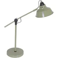Mexlite Tischleuchte Nové 1-flammig Grün Matt/ Weiß 18x40cm