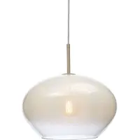 It´s about RoMi Glas Hängelampe Bologna, dimmbar, weiß / opal, für Küche, Glas, Modern, Pendelleuchte
