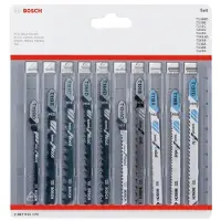 Bosch 2607011170 Jig Saw Blade Metal Wood 10 Units Durchsichtig