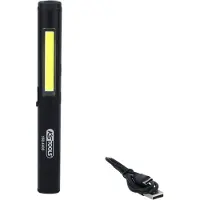 Ks Tools LED COB Stripe Inspektionslampe 350 Lumen mit UV-Spot LED und Laserpointer
