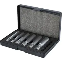 Ks Tools 1/4 + 3/8 Spezial-Glüh- und Zündkerzen-Stecknuss-Satz mit Gelenk, 11-tlg