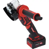Ks Tools eMONSTER Brushless-Akku-Winkelschleifer-Satz , 4-tlg