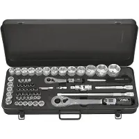 Matador Steckschlüssel-Satz, 6-kt., 61-tlg., 6,3 mm (1/4")-12,5 mm (1/2"): 4-32 m