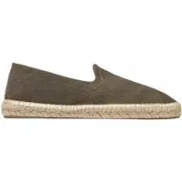 OAS Espadrilles Khaki Linen Unisex-Schuhgröße 40