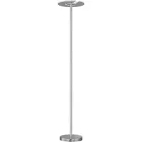 FISCHER&HONSEL GMBH LED Deckenfluter Dent, dimmbar, alu / grau / zink, für Wohn- / Esszimmer, Metall, Modern, LED Stehlampe