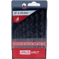 Haushalt Hss Twist Drill Set 8pcs Black