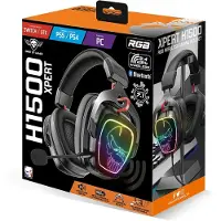 SPIRIT OF GAMER , RGB Wireless Bluetooth Gaming Headset, Kompatibelmit PS5, PS4, Switch, PC und Mac, Gaming Headset mit Noise Cancelling Mikrofon de, Wireless 2.4 GHz, 7.1 Surround Sound