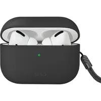 Uniq Etui Lino AirPods Pro 2. Generation Silikon (2022/2023) grau/ash grey