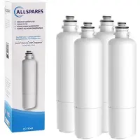 Allspares Wasserfilter (4x) für Kühlschrank Ultra Clarity Pro geeignet für Bosch