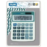 Milan Taschenrechner 40925 Blau 13 x 10 x 1,5 cm