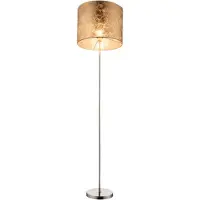 Globo Lighting Stehleuchte Metall Nickel matt, 1x E27