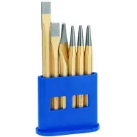 Rennsteig Werkzeuge Werkzeugsatz Chrom Vanadium Stahl 6tlg. Lufthärtestahl im Kunststoff-Halter - R421 000 0