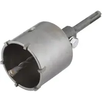 Wolfcraft GmbH 5483000, Eins/Eine(r), Bohrer, Künstlicher Stein, Mauerziegel, Beton, Marmor, Naturstein, Kachel, Grau, SDS-plus-Welle, 4,6 cm
