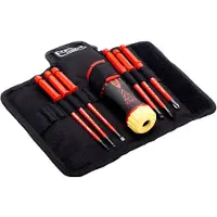 Bahco Insulated With Interchangeable Slotted And Phillips Blade Set Ratschen-schraubendreher 6 Einheiten