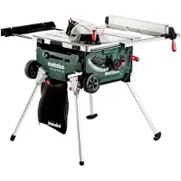 Metabo Akku-Tischkreissäge TS 36-18 LTX BL 254 (613025850); mit Untergestell und Trolleyfunktion; Karton