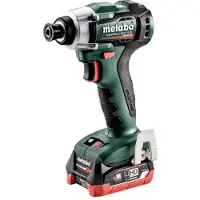Metabo POWERMAXX SSD 12 BL, Schlagschrauber, Pistolengriff, Schwarz, Grün, Rot, Silber, Gürtelklip, 2500 RPM, 140 Nm