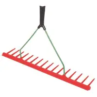 Ideal Kunststoffrechen 16ZinkenArbeitsbreite 640 mm